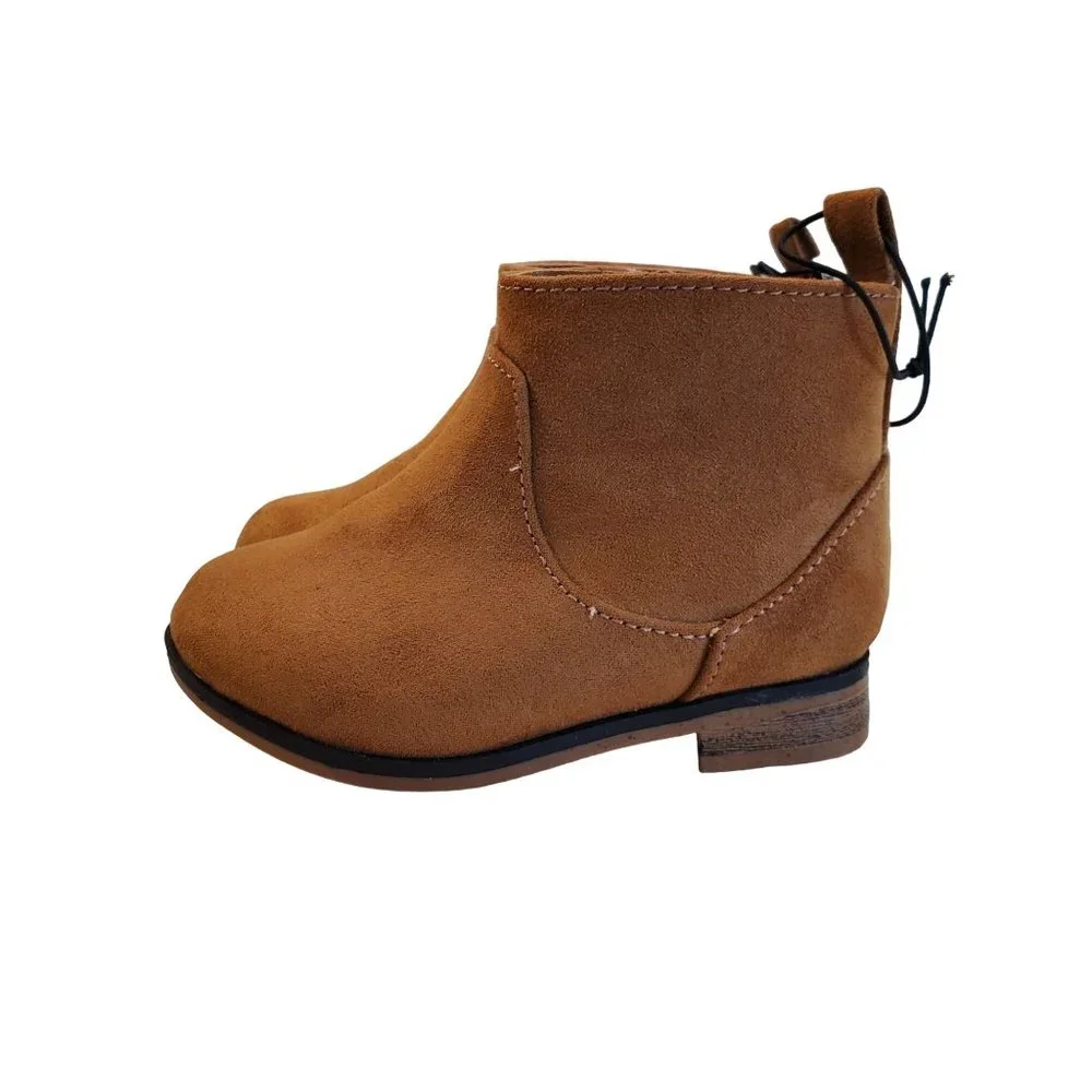 Cat & Jack Brown Boots Toddler Tan Boots Ankle Boots Slip on Boots